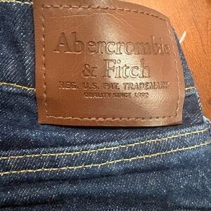 Abercrombie & Fitch Dark Blue Baggy type Denim Jeans